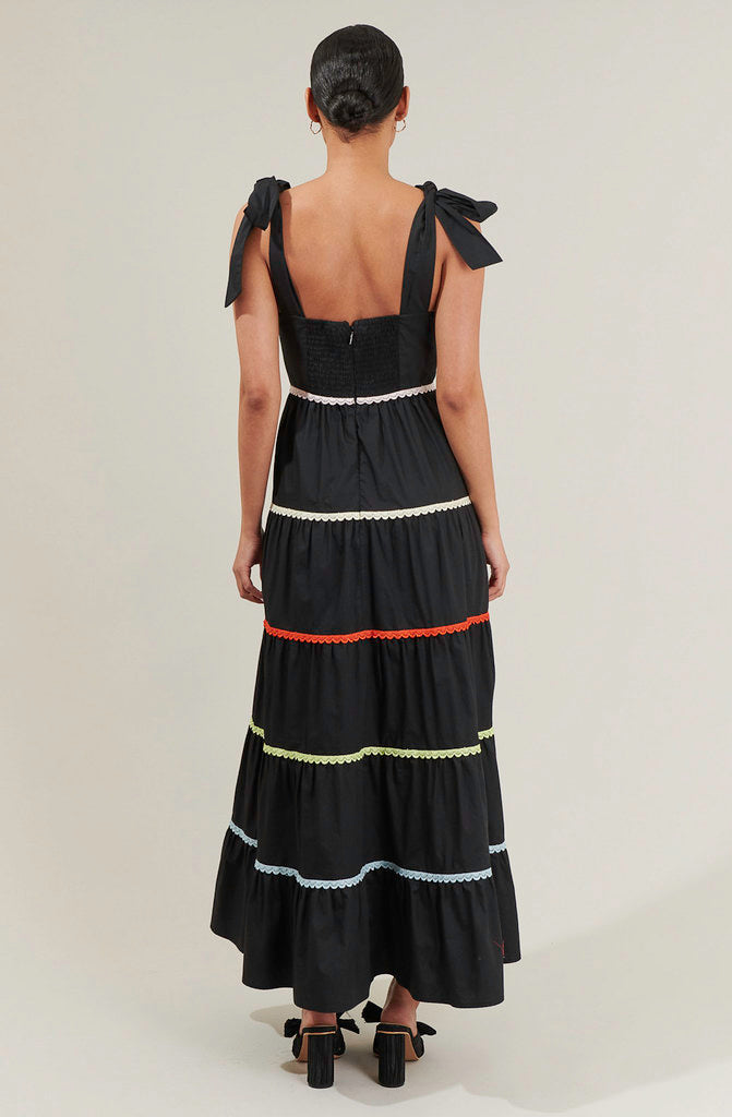 HILLARY HALL TIERED MAXI DRESS