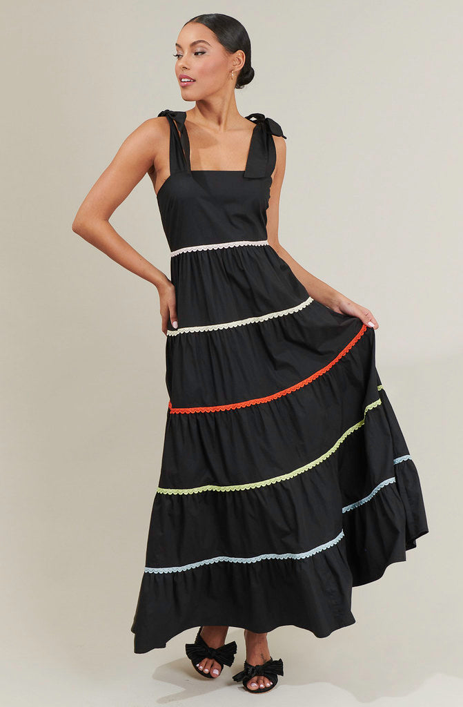 HILLARY HALL TIERED MAXI DRESS