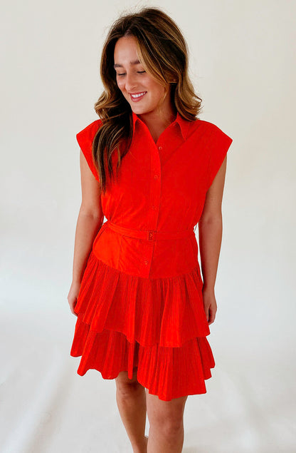 EUROPEAN SUMMER BUTTONED DRESS