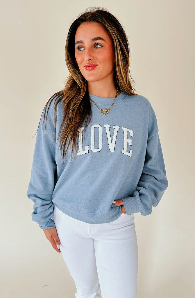 Z SUPPLY LOVE SWEATSHIRT