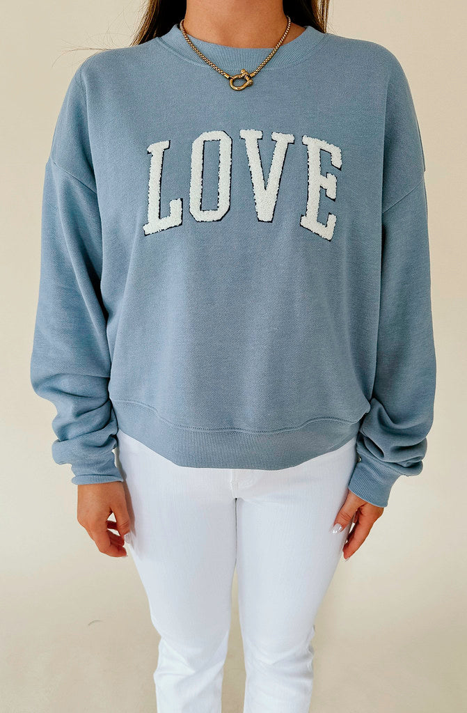 Z SUPPLY LOVE SWEATSHIRT