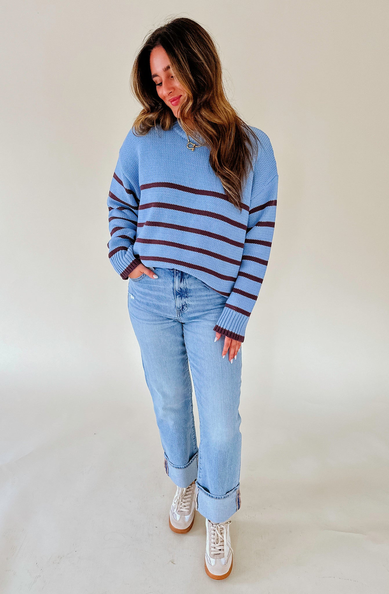 Z SUPPLY BOYFRIEND STRIPE SWEATER