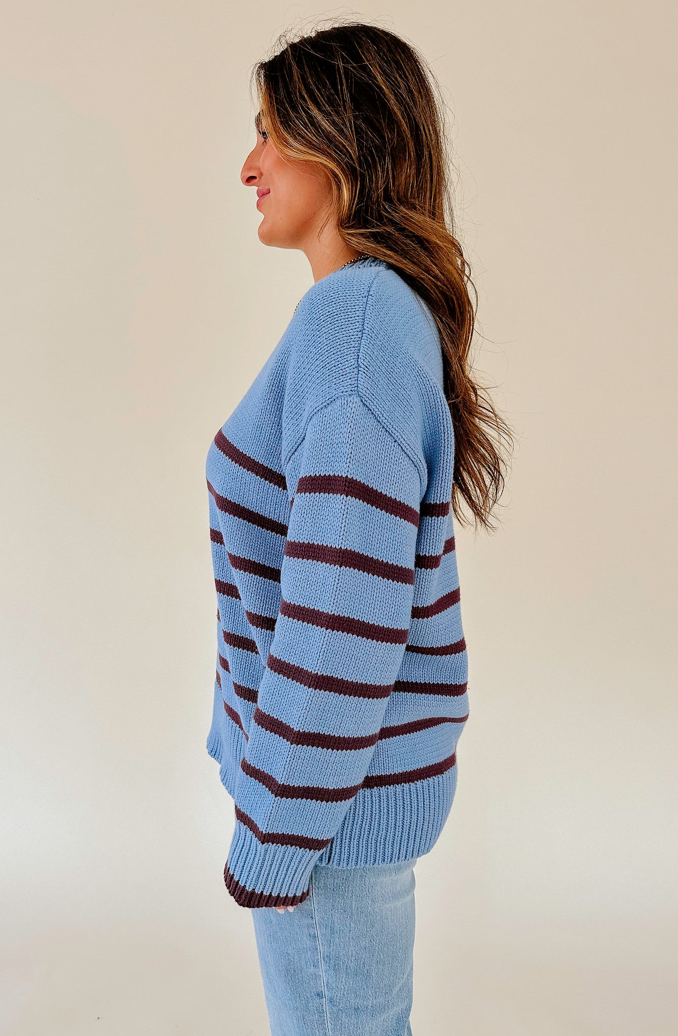 Z SUPPLY BOYFRIEND STRIPE SWEATER