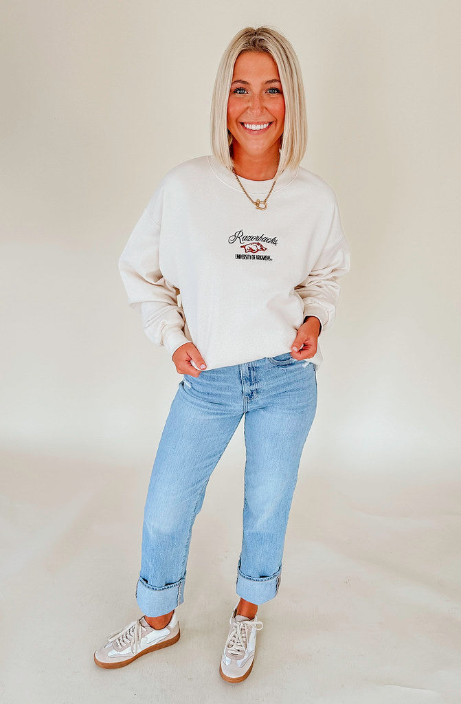 ARKANSAS EMBROIDERED SWEATSHIRT