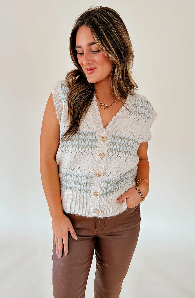 ACACIA BUTTONED VEST