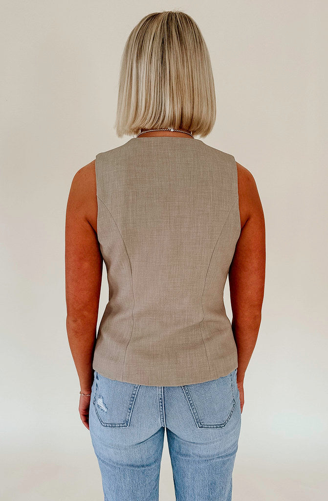 CELINA BUTTONED VEST