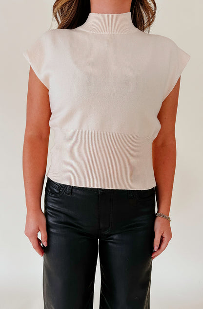 ALICE MOCK NECK SWEATER