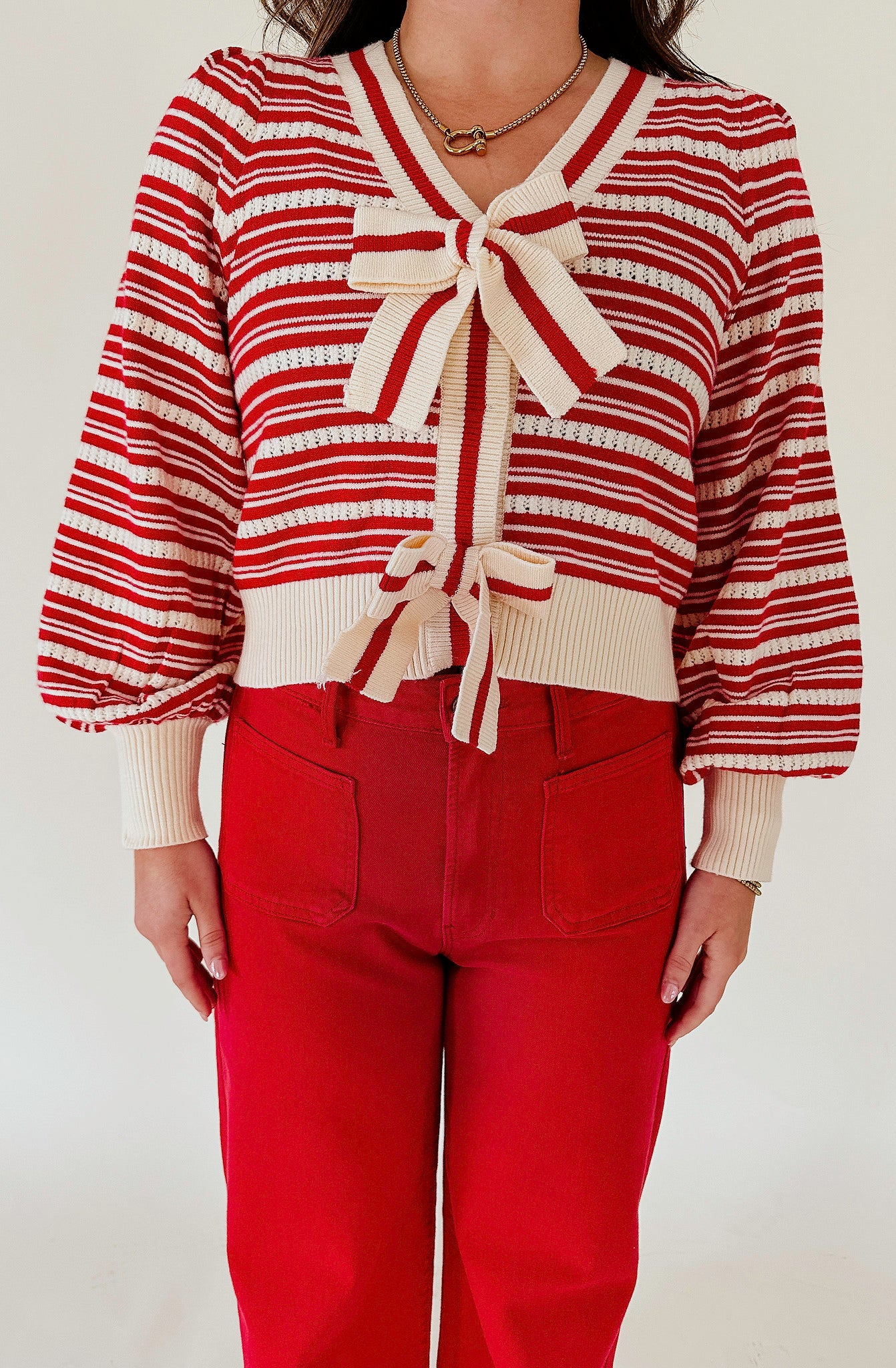 SWEET NOTHING STRIPE SWEATER