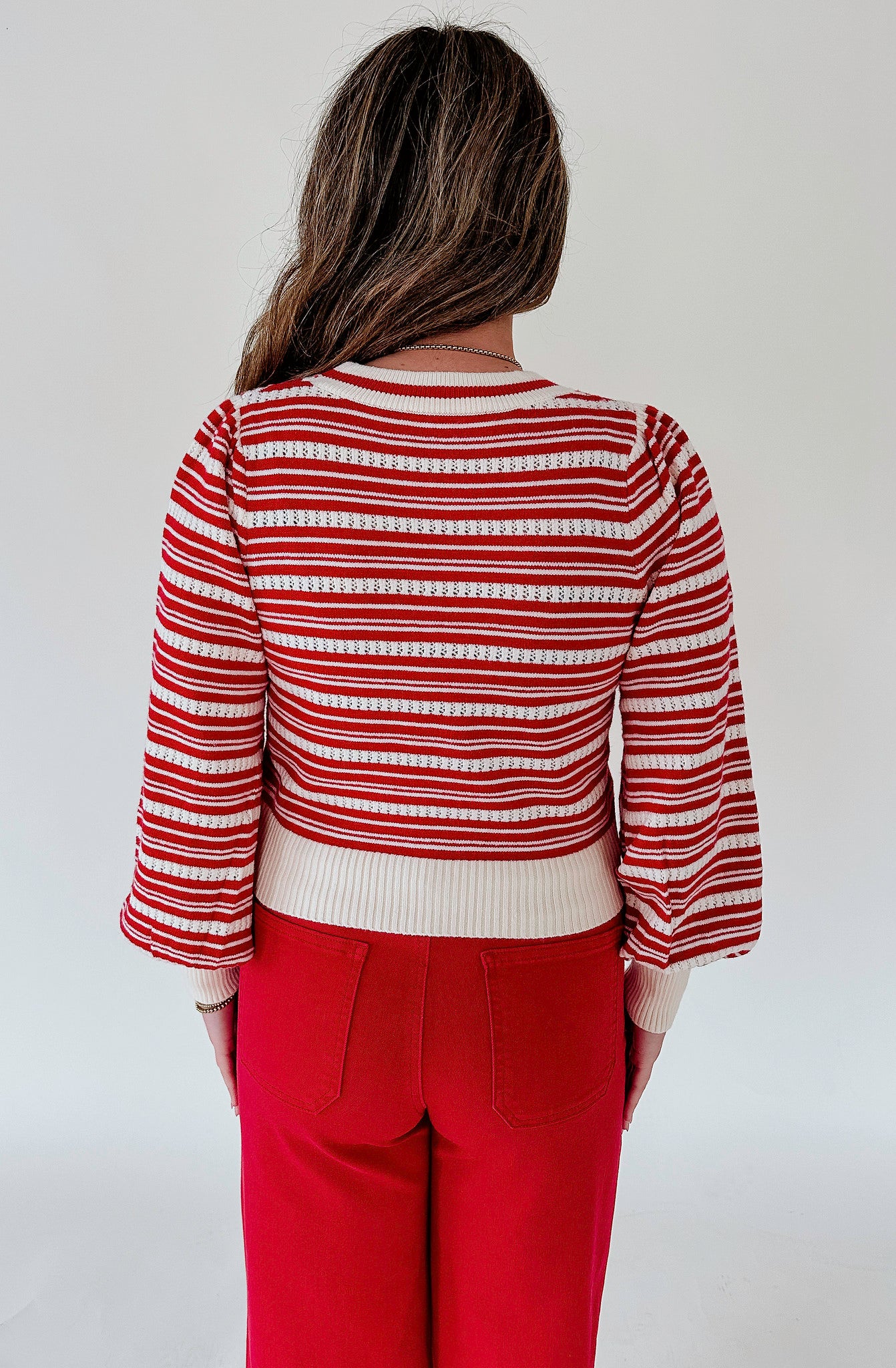 SWEET NOTHING STRIPE SWEATER