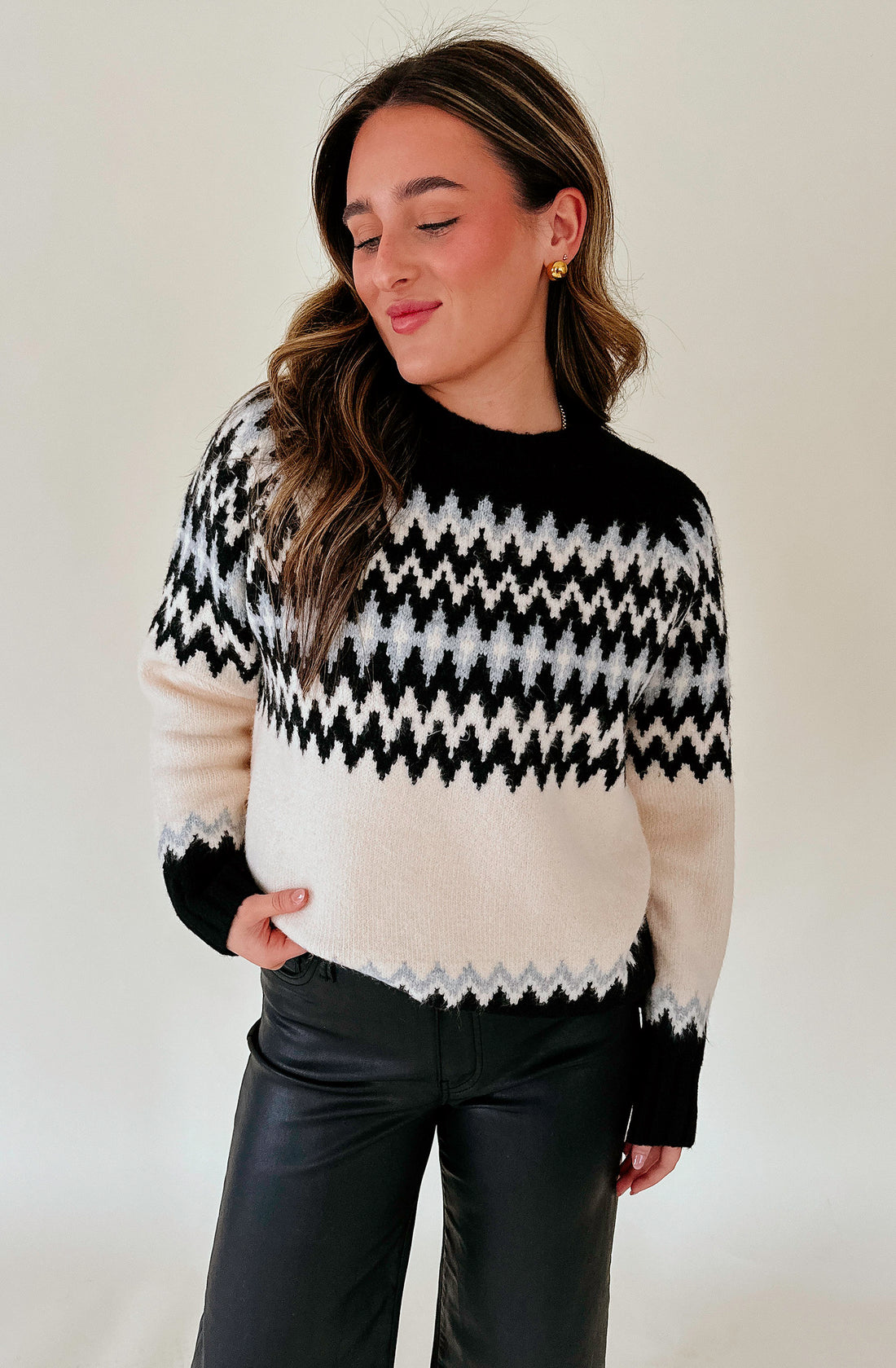 NOLAN FAIR ISLE SWEATER