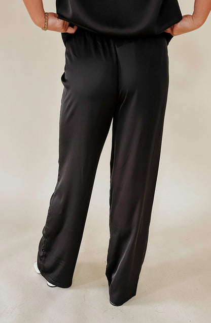 AT A CROSSROAD SILK PANT