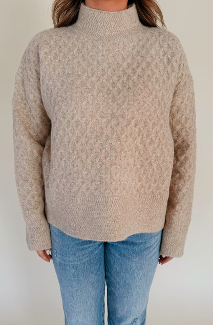 STICK SEASON TEXTURED SWEATER