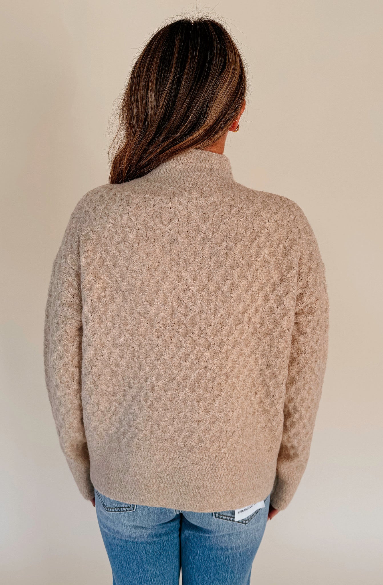 STICK SEASON TEXTURED SWEATER