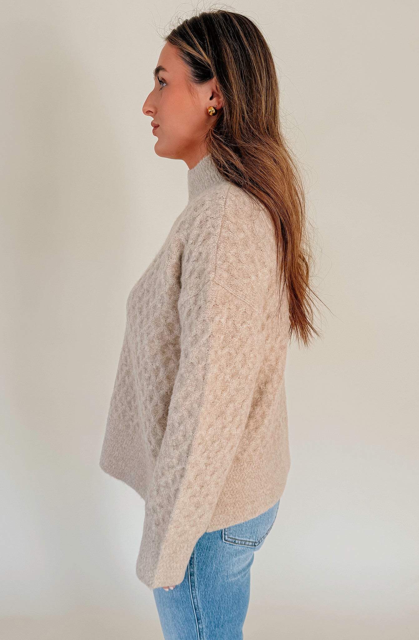 STICK SEASON TEXTURED SWEATER