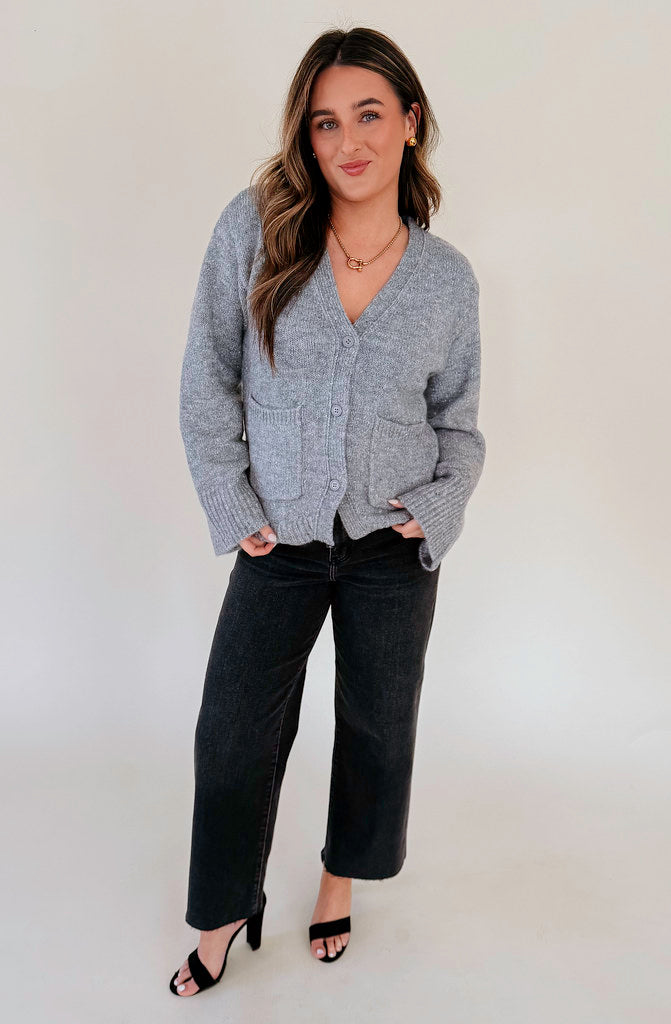 STEVE MADDEN ODELIA V NECK CARDIGAN