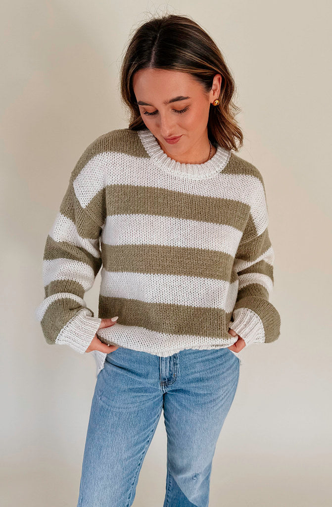 Z SUPPLY ANDRES STRIPE SWEATER