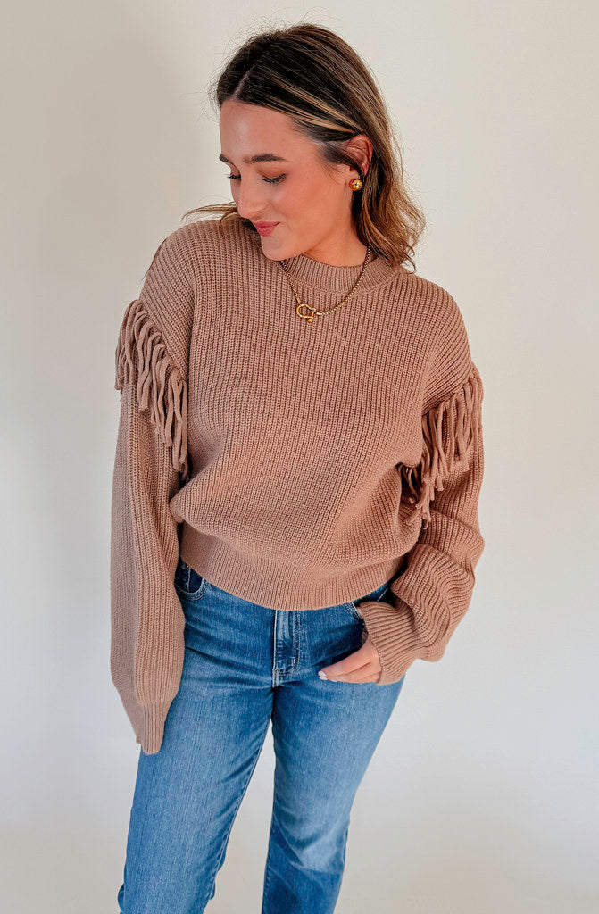 Z SUPPLY ON THE FRINGE SWEATER