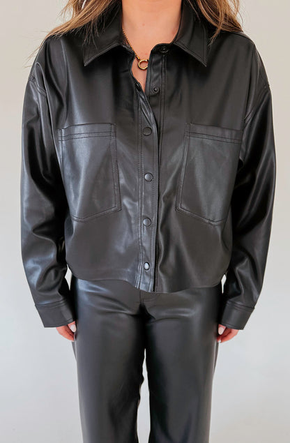 Z SUPPLY ALL DAY FAUX LEATHER JACKET