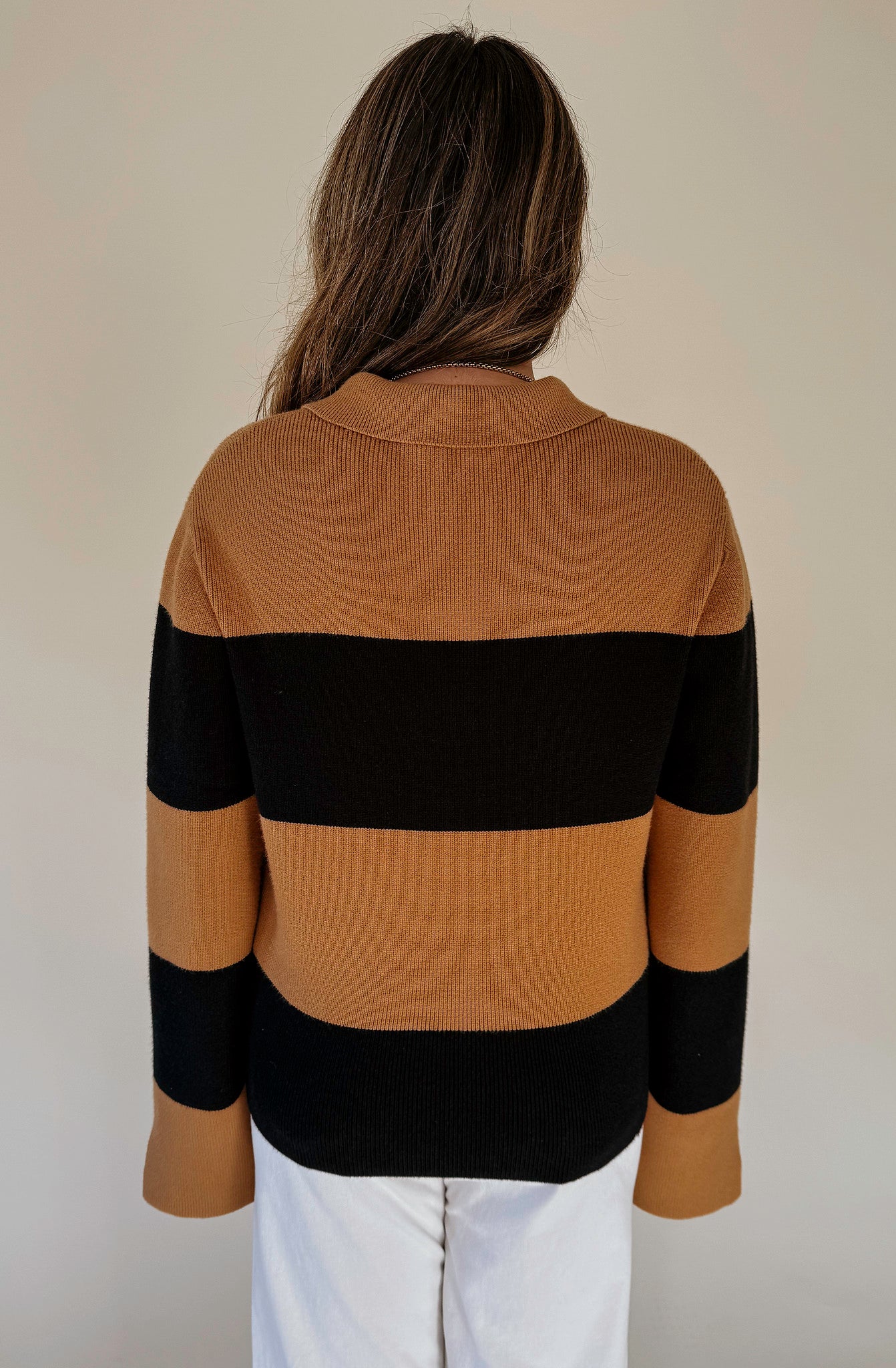 GOLD RUSH STRIPED SWEATER