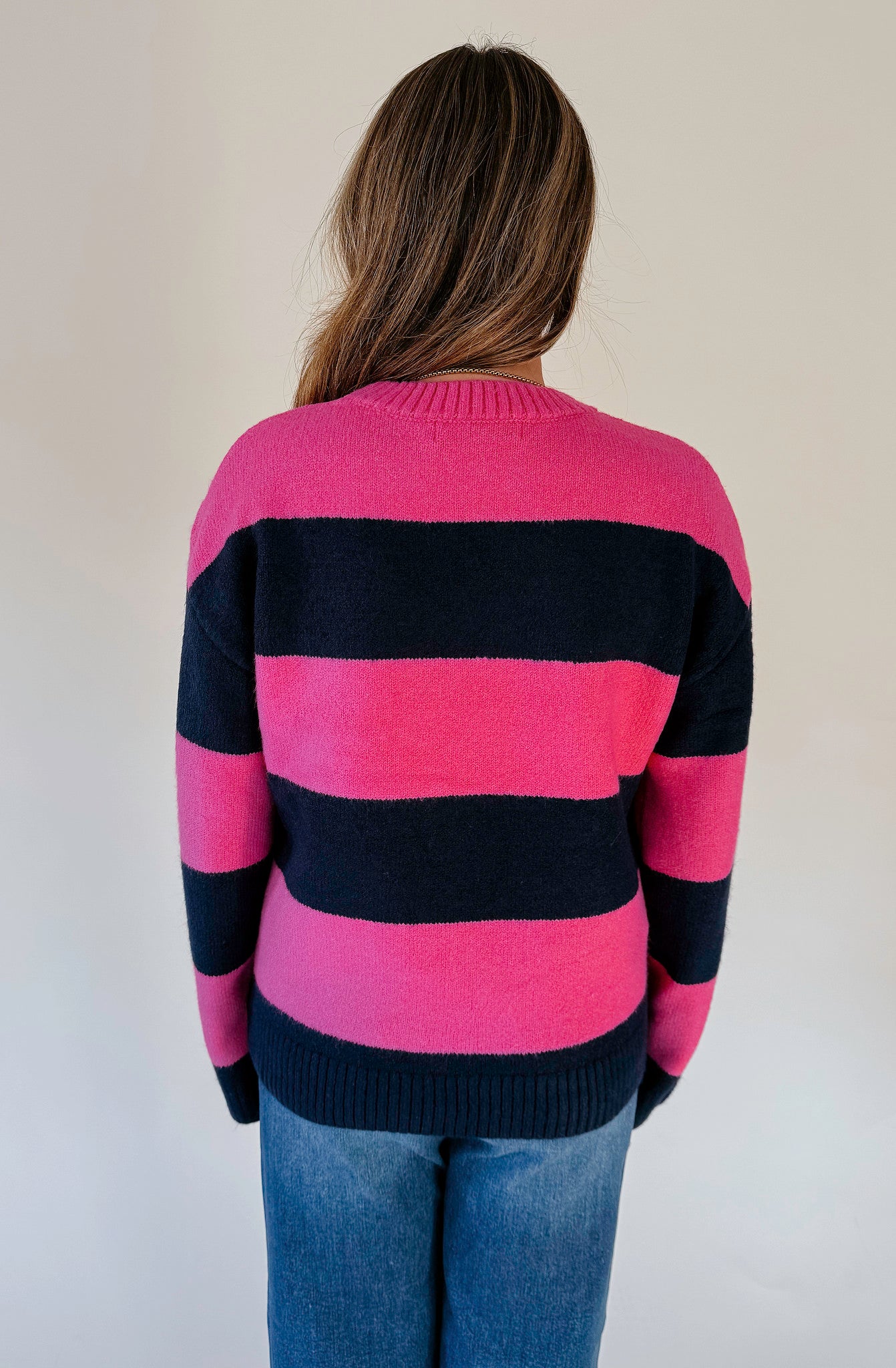 FOREVER YOURS STRIPED SWEATER