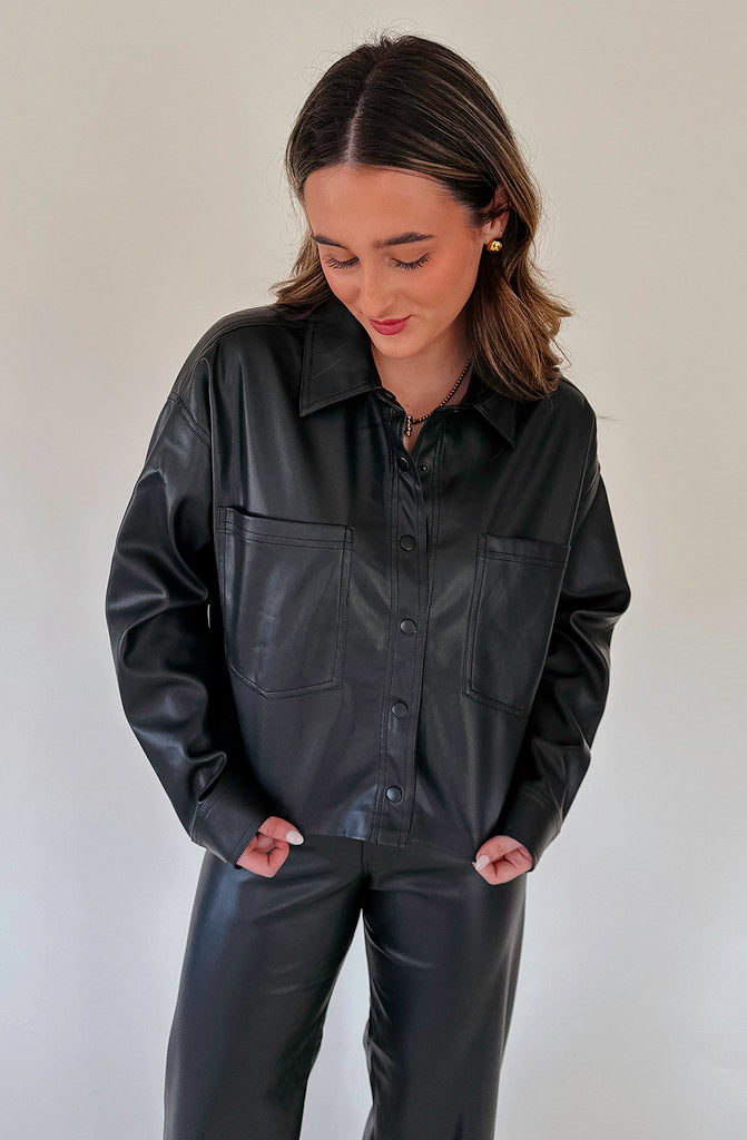 Z SUPPLY ALL DAY FAUX LEATHER JACKET