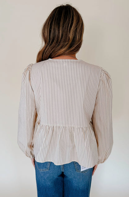 TURNING POINT STRIPE TOP