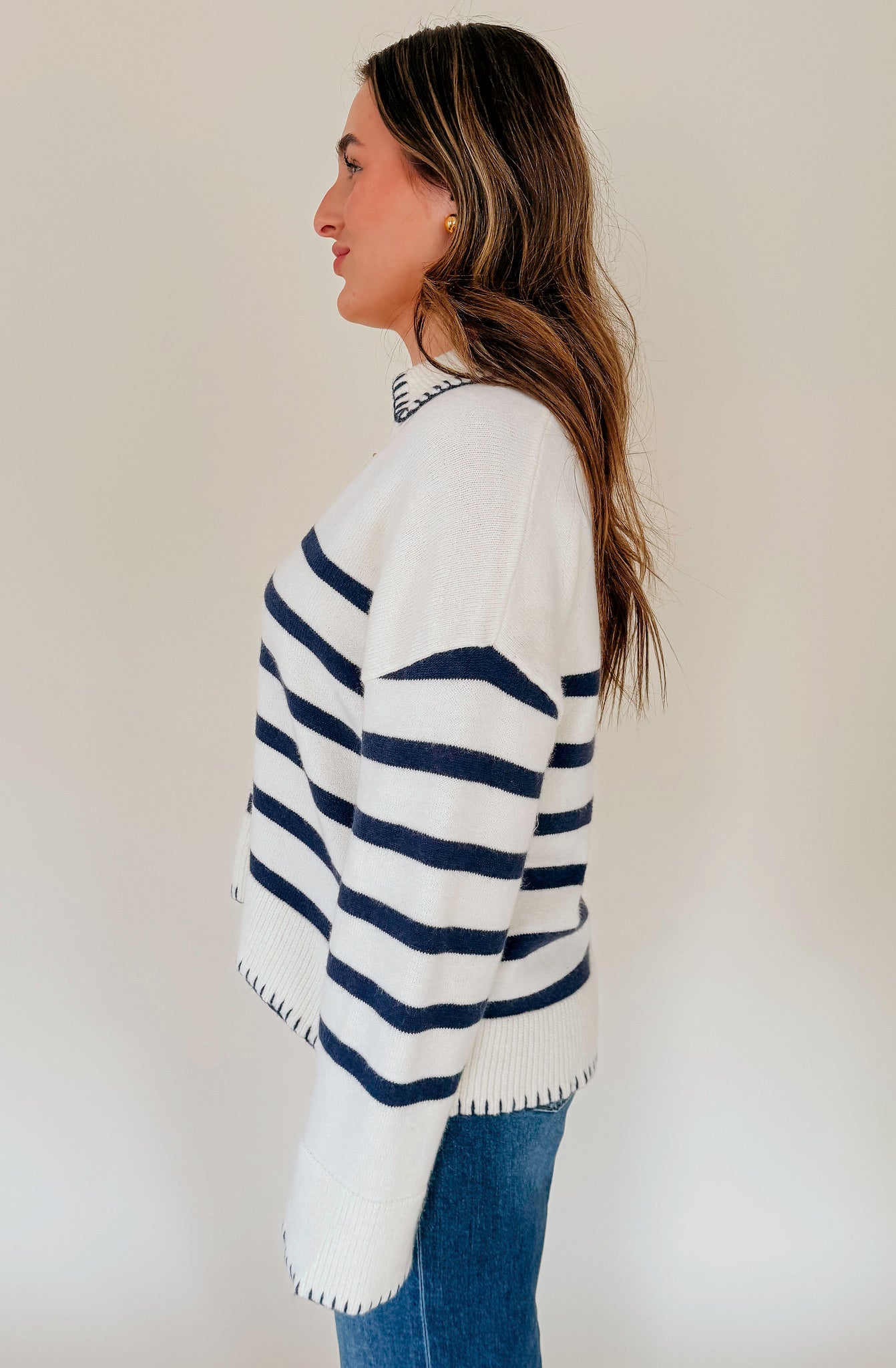 CHARLIE STRIPE SWEATER