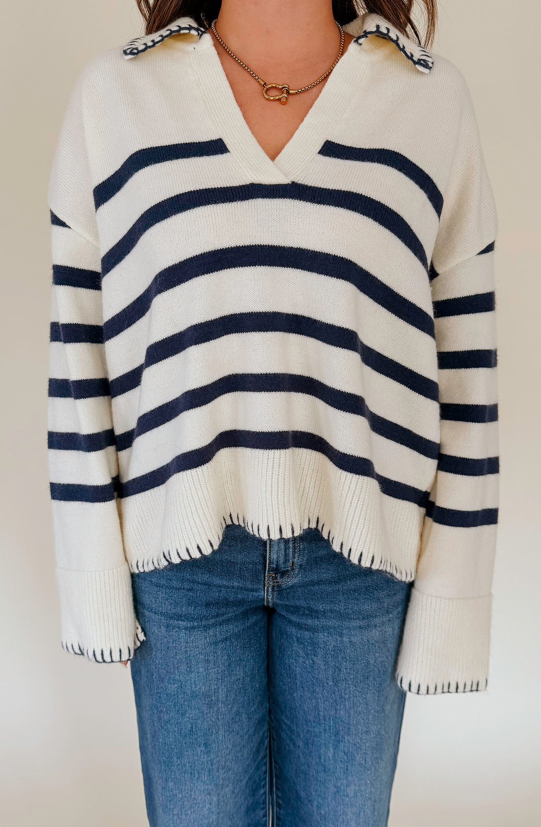 CHARLIE STRIPE SWEATER