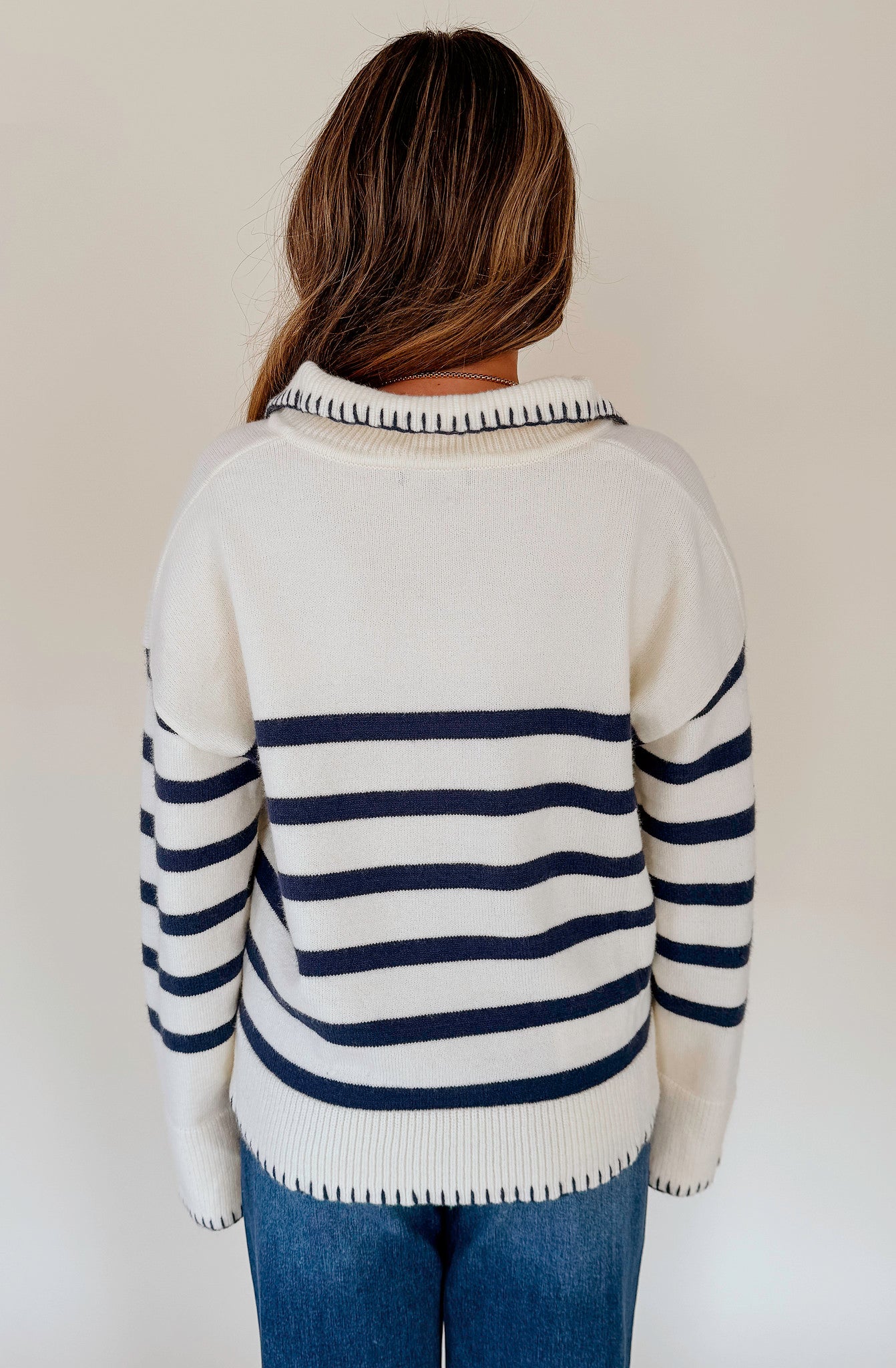 CHARLIE STRIPE SWEATER