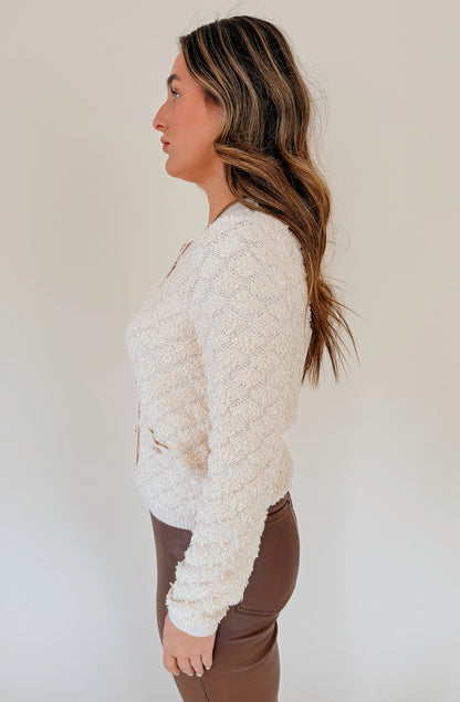 KIEL IVORY CARDIGAN