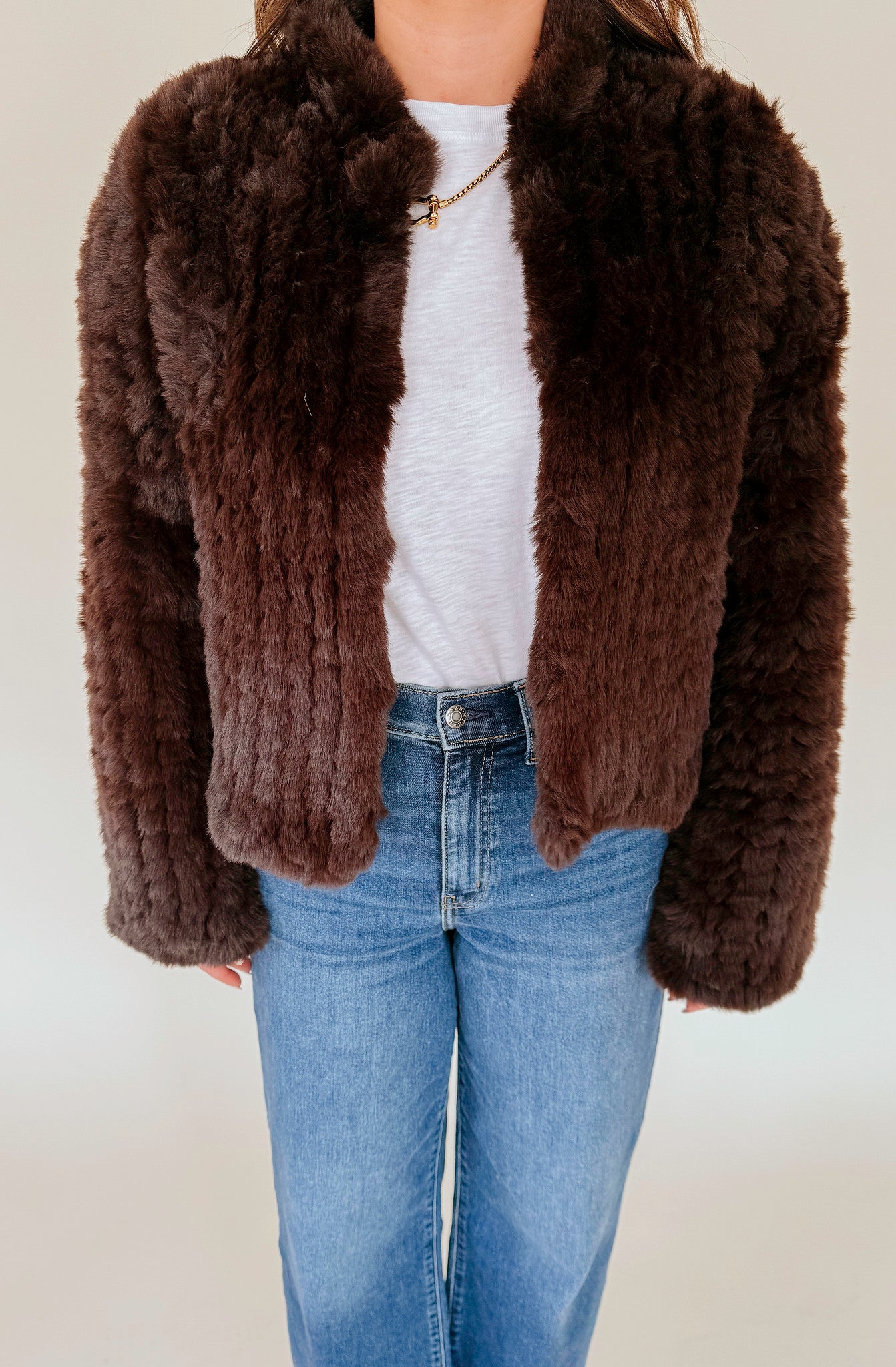 KERIS FAUX FUR COAT