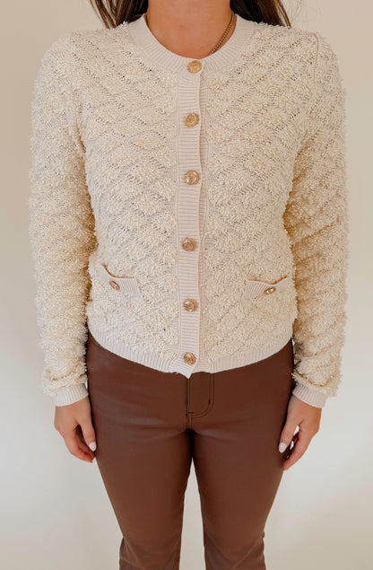 KIEL IVORY CARDIGAN