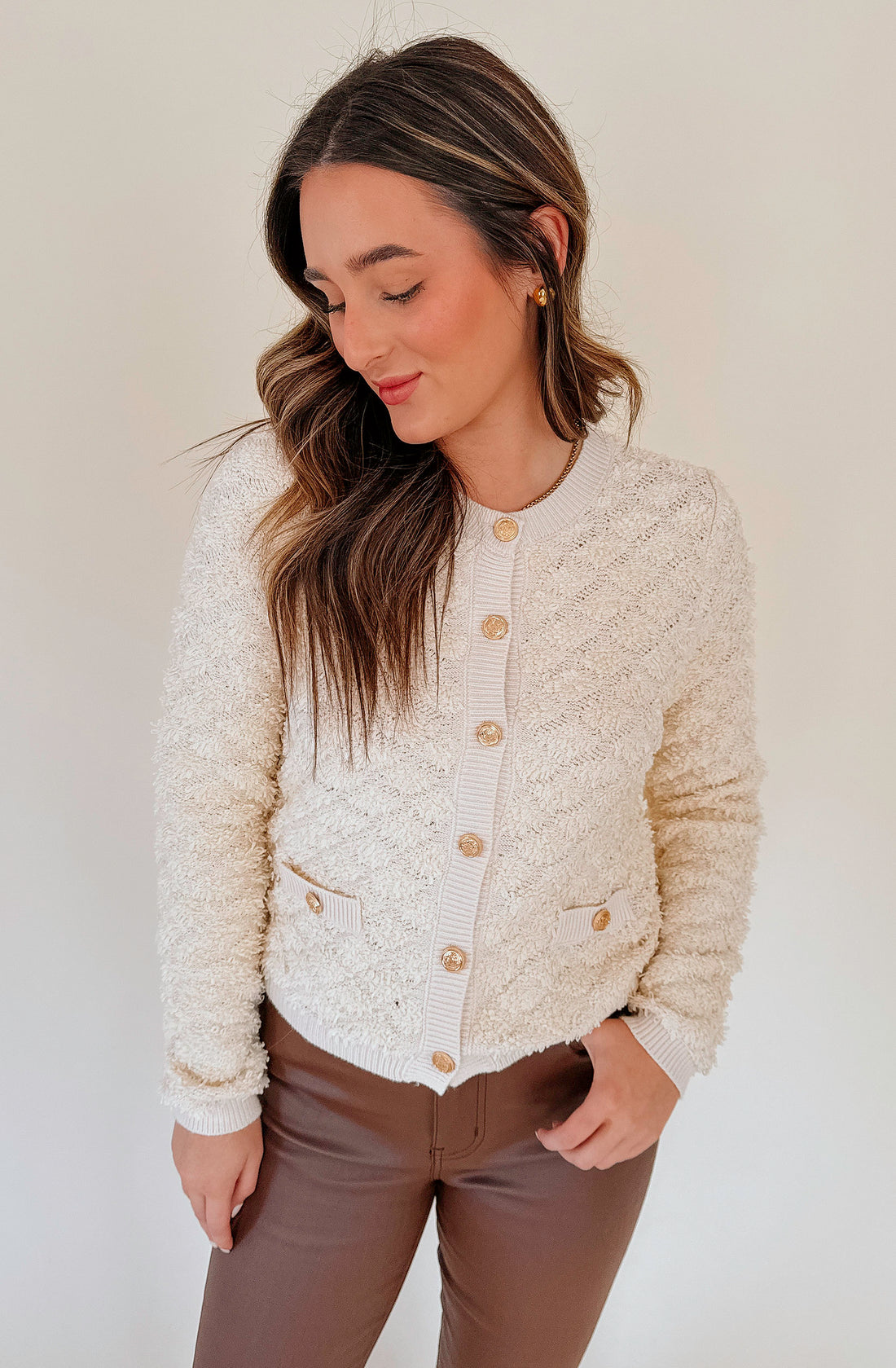 KIEL IVORY CARDIGAN