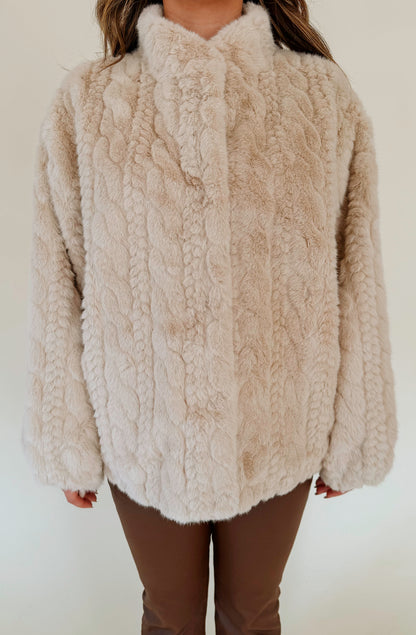 MARTHA FAUX FUR JACKET