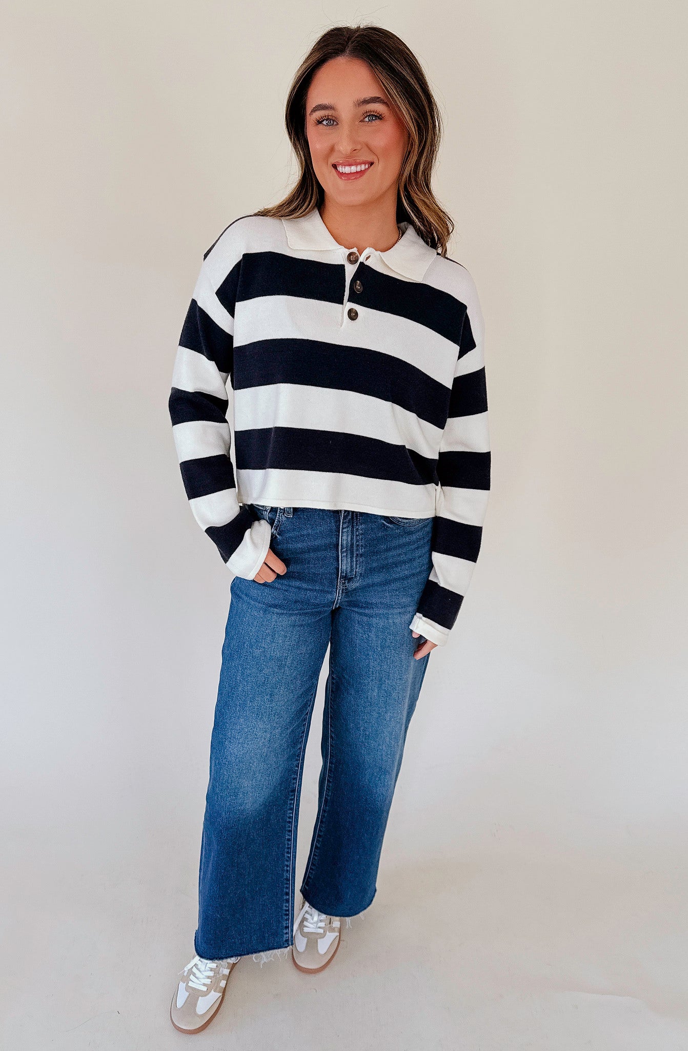 GINA STRIPE SWEATER