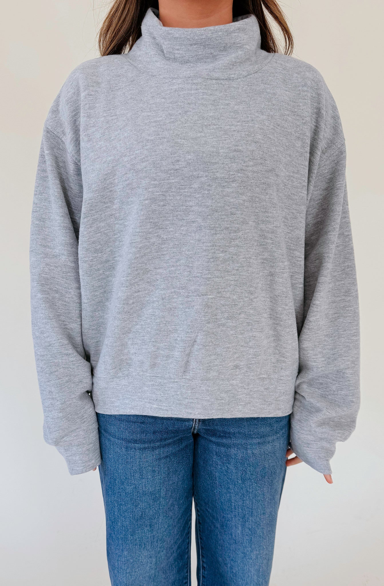 RUBY MOCKNECK SWEATSHIRT