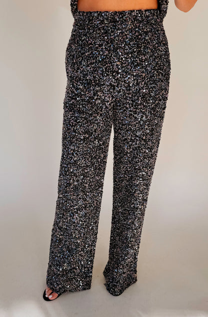 SEEING STARS TWEED BOUCLE SEQUIN PANTS