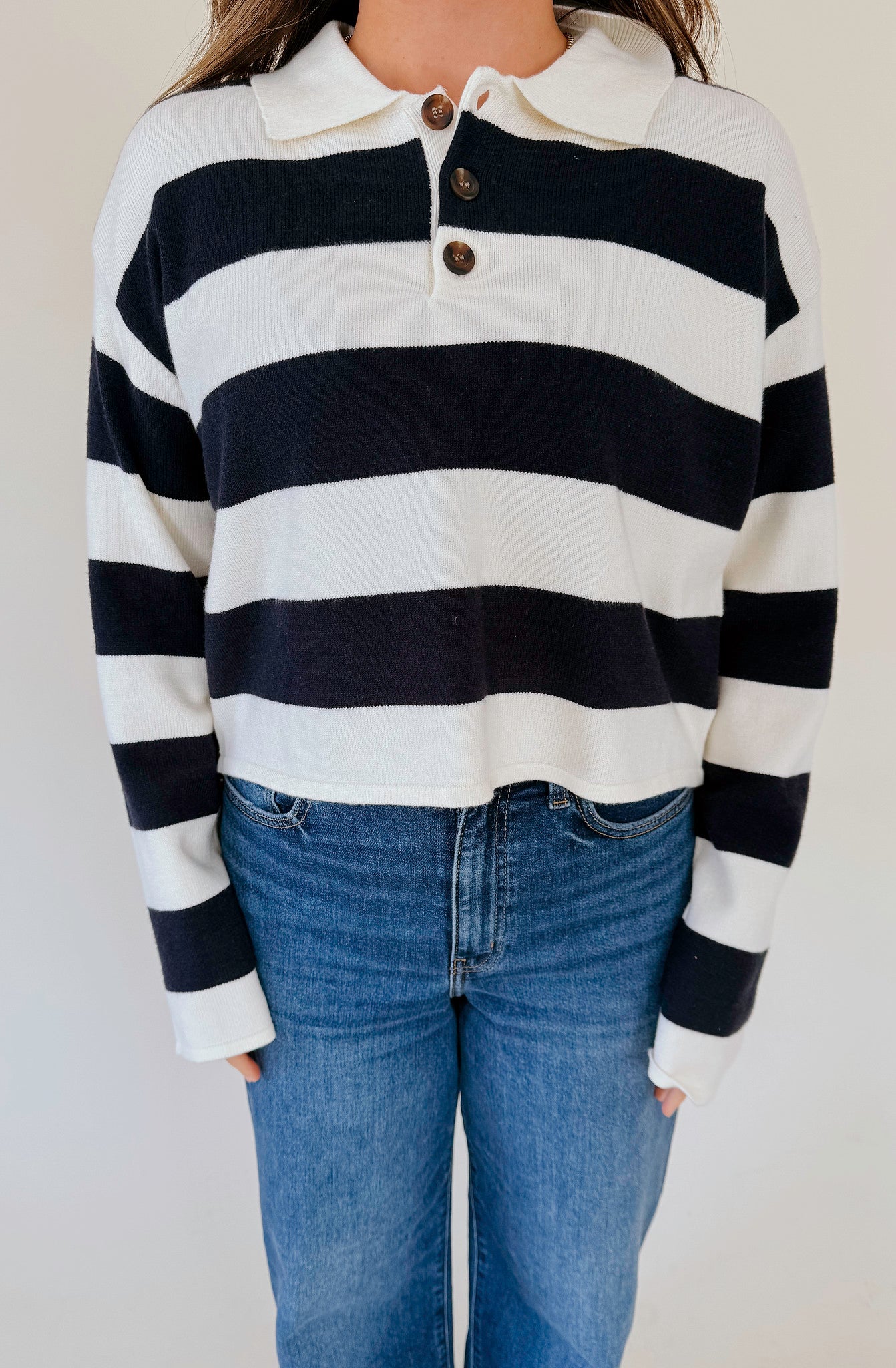 GINA STRIPE SWEATER