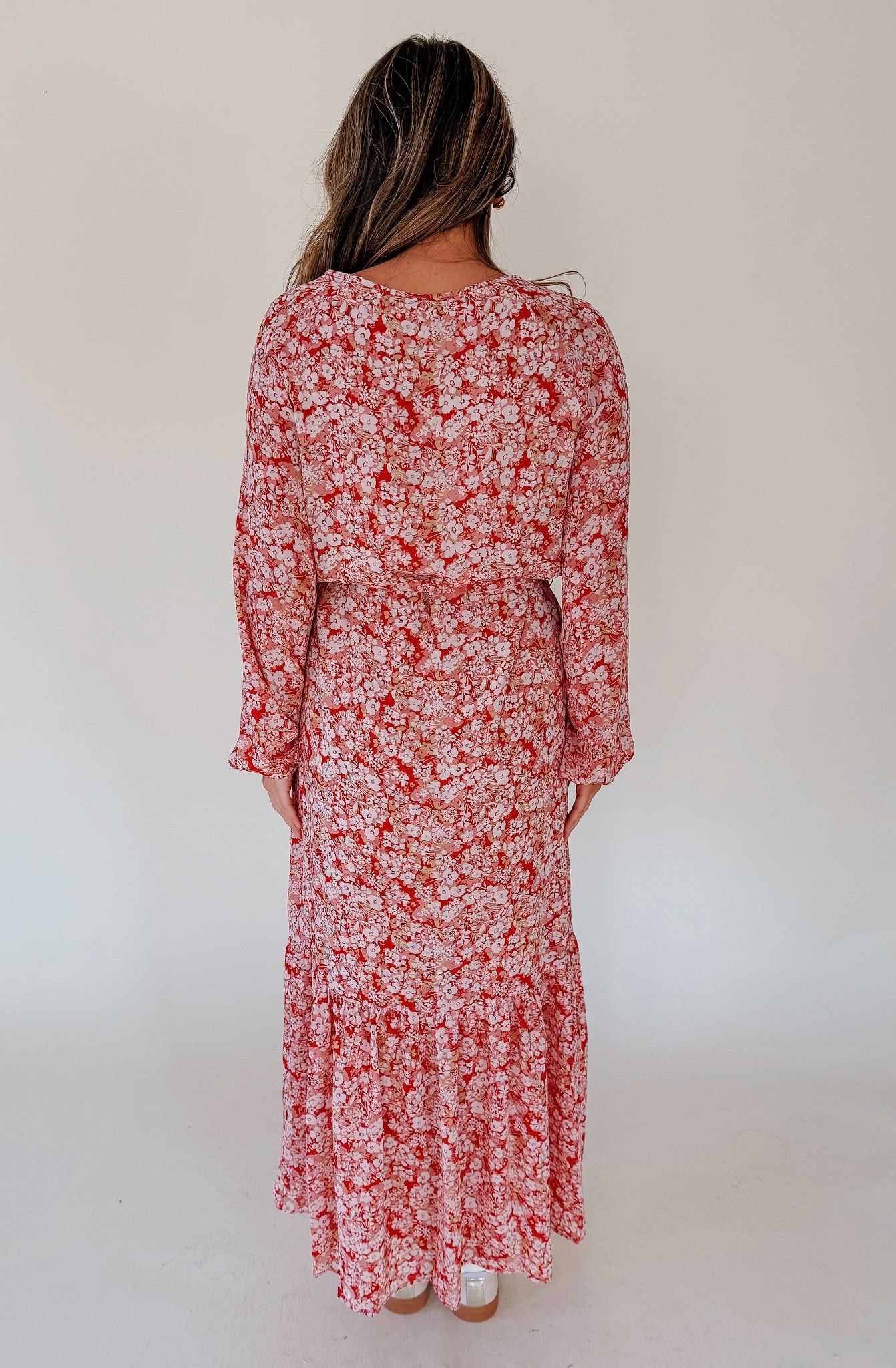 Z SUPPLY DELLA FLORAL PRINT MAXI  DRESS