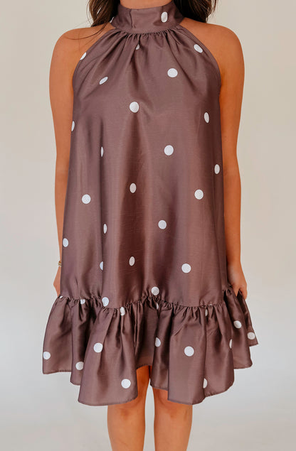 JAMIE POLKA DOT MINI DRESS