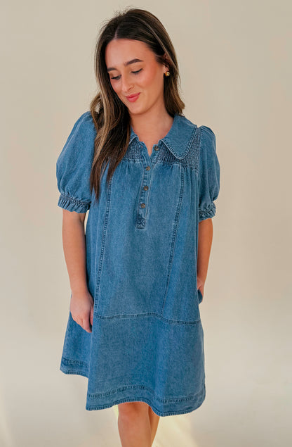 BABY BLUES DENIM DRESS