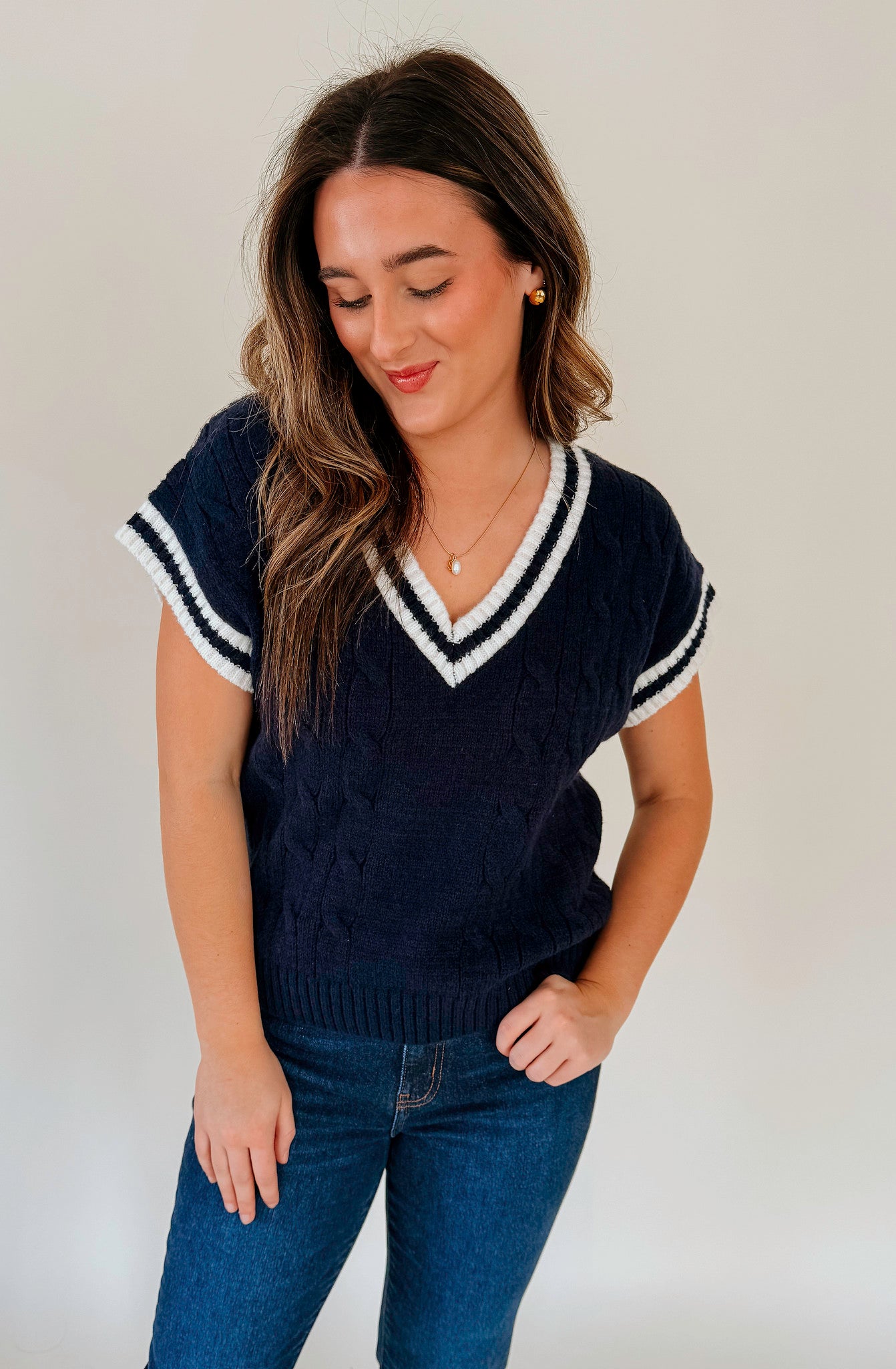 POLLY VARSITY VEST