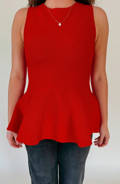 PUT A PEP IN YOUR STEP PEPLUM BLOUSE