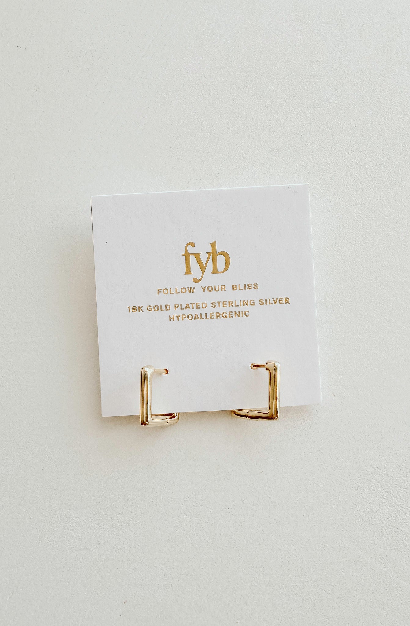 ERIN GOLD HUGGIE EARRINGS