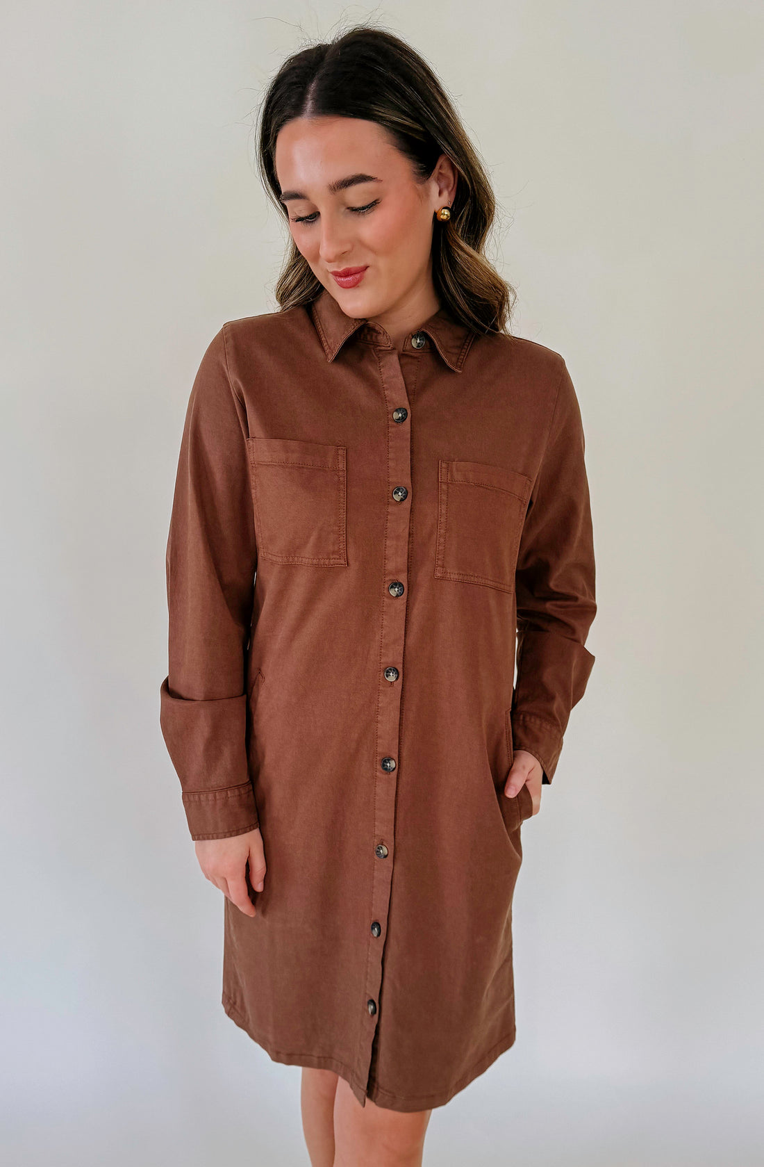 ZULA BUTTON UP DRESS