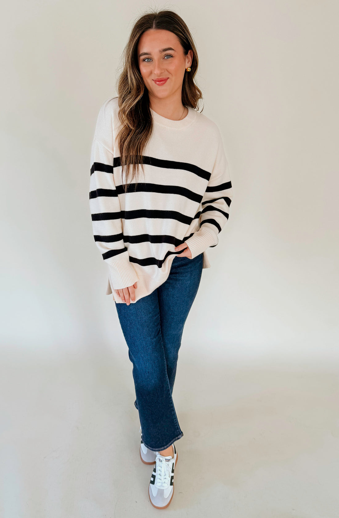 MAD ABOUT YOU STRIPED SWEATER