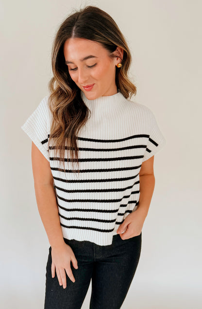 REMY STRIPE SWEATER VEST