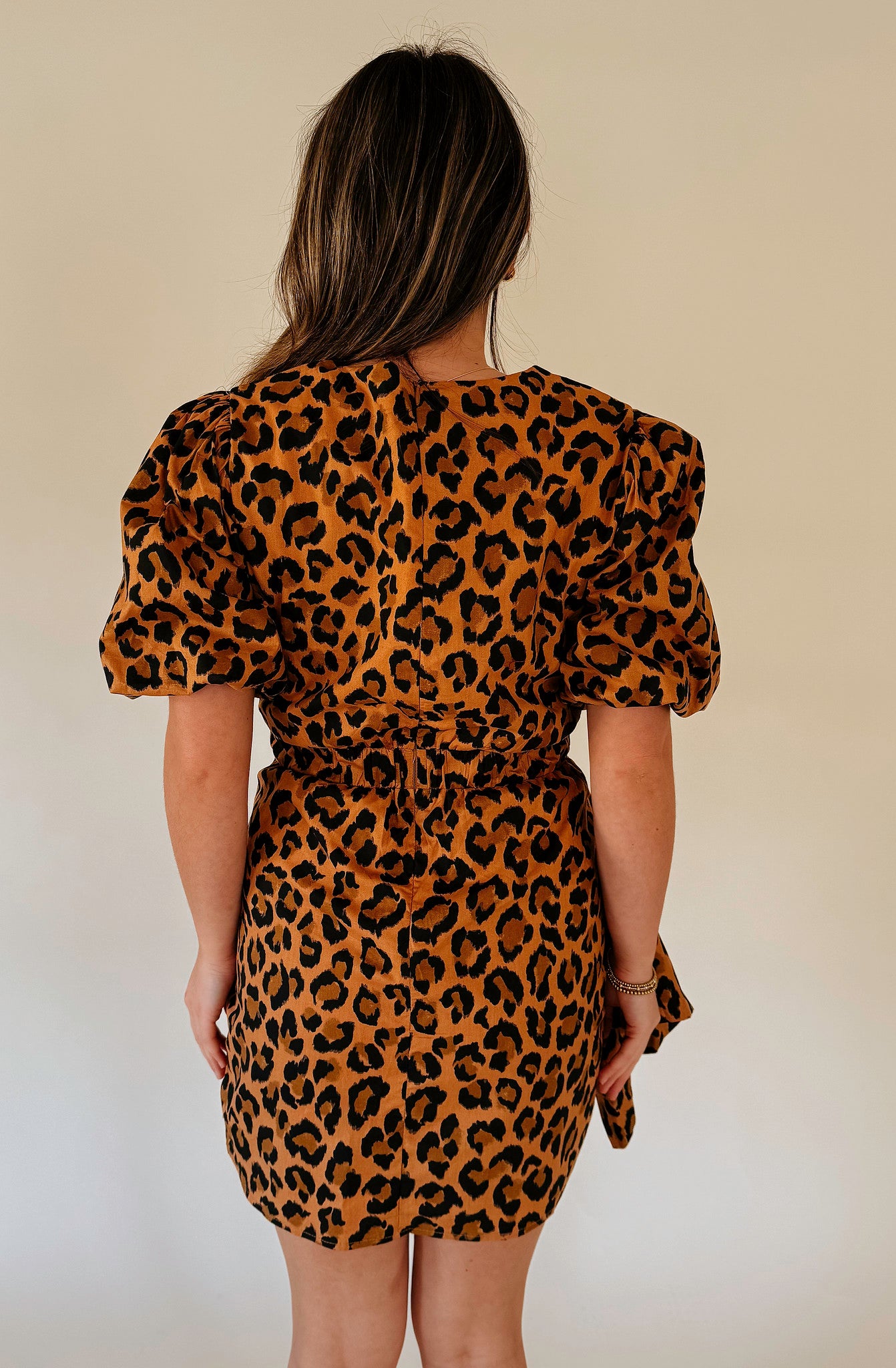 BEEN THERE TOO LEOPARD MINI DRESS