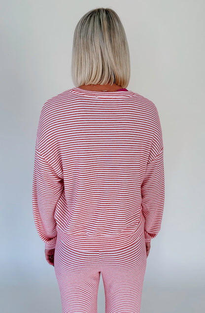 Z SUPPLY BISOUS STRIPE LONG SLEEVE TOP