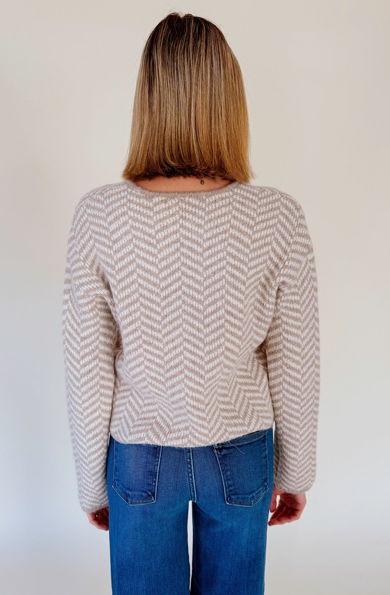 Z SUPPLY NAOMI HERRINGBONE CARDIGAN